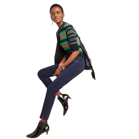 Anthropologie AG The Stevie High-Rise Skinny Ankle Jeans Size 30 NWT - Picture 1 of 12